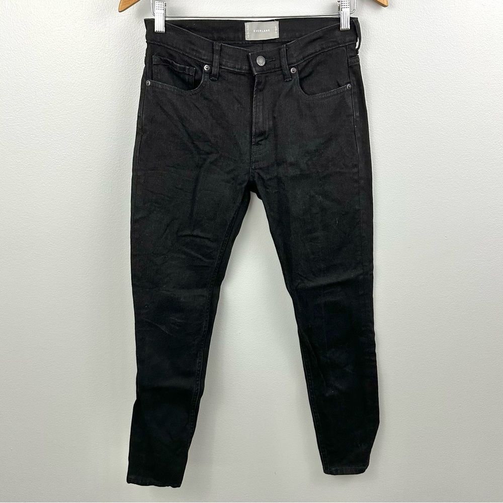 Everlane Black Denim Slim Leg Jeans Size 27 Minimalist Casual Chic